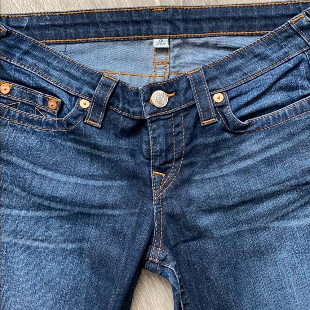 True religion dark jeans!
